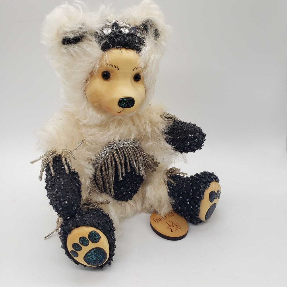 Robert Raikes April Birthday Bear named Diamond